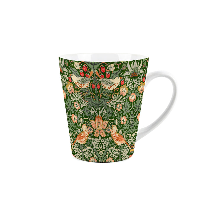 Purely Home Strawberry Thief Ceramic Latte Mugs