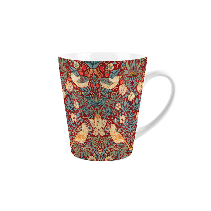 Purely Home Strawberry Thief Ceramic Latte Mugs