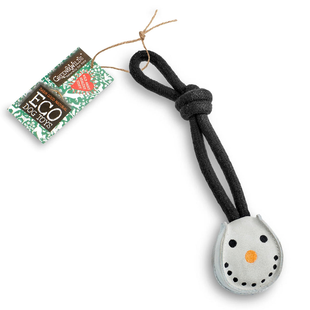 Green & Wilds Eco Dog Toy - Sven the Snowball