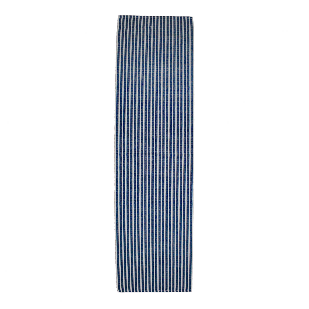 Le Chateau Ribbed Eco-Friendly Striped Table Runner