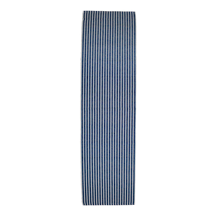 Le Chateau Ribbed Eco-Friendly Striped Table Runner