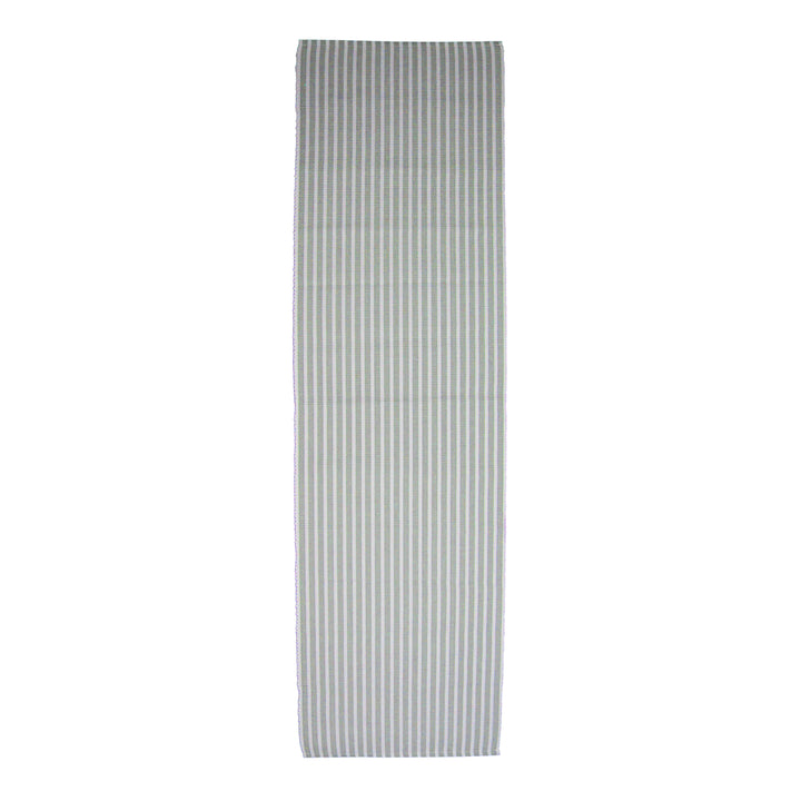 Le Chateau Ribbed Eco-Friendly Striped Table Runner