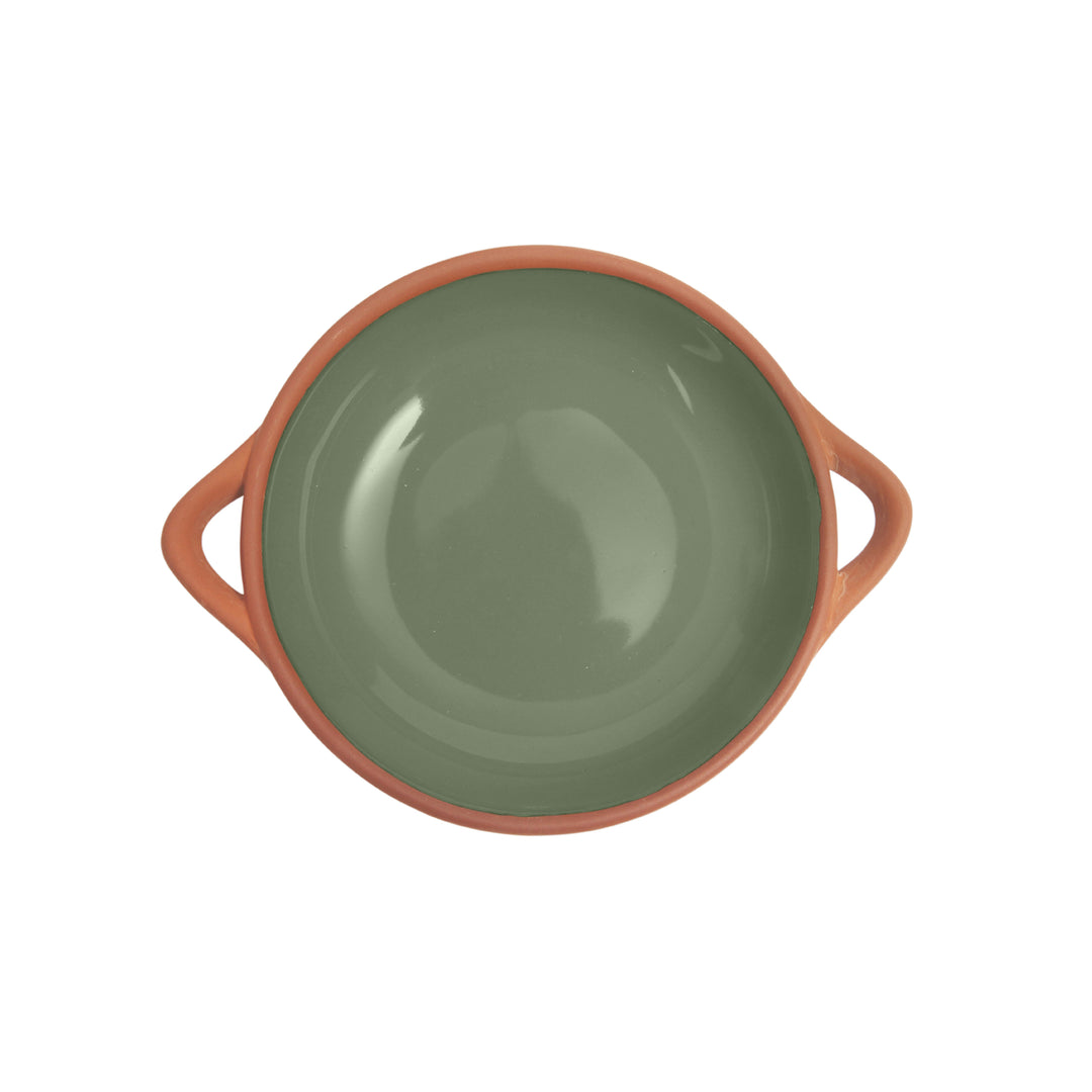 Dexam Sintra Terracotta Small Tapas Dish - Olive Green
