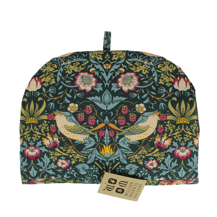 Le Chateau William Morris Strawberry Thief Tea Cosy - Dark Green