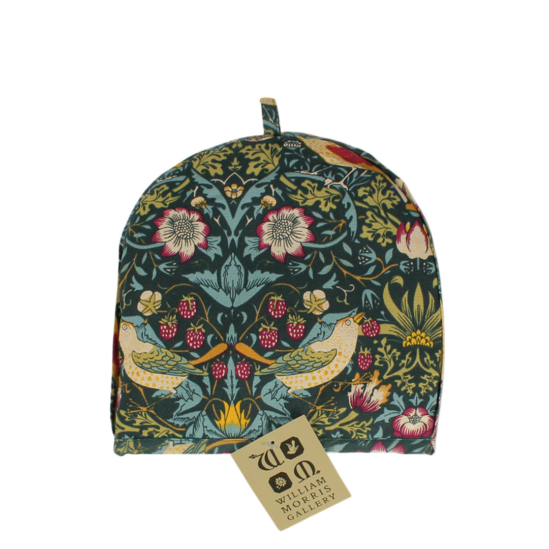 Le Chateau William Morris Strawberry Thief 'Tea-for-One' Tea Cosy - Dark Green