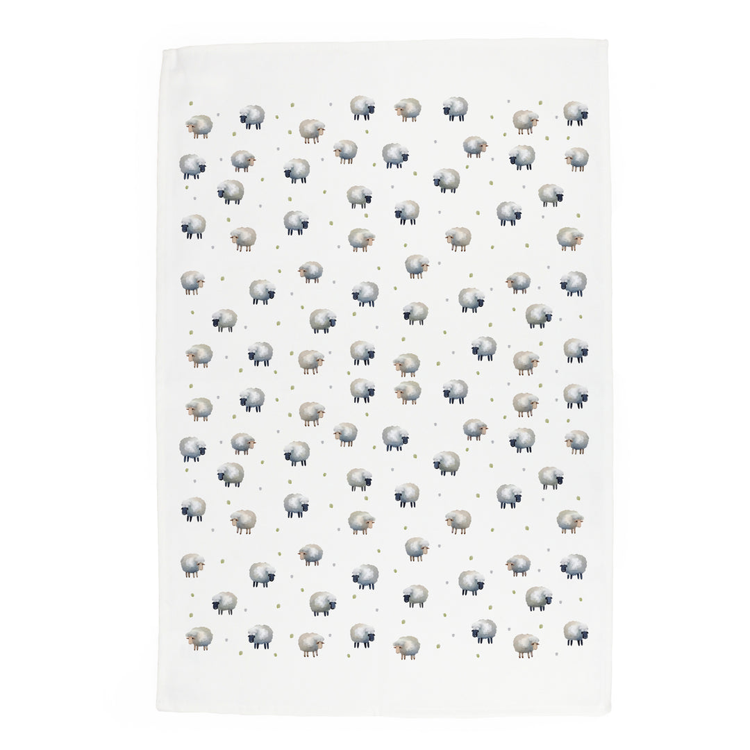 Purely Home Spring Sheep Tea Towels