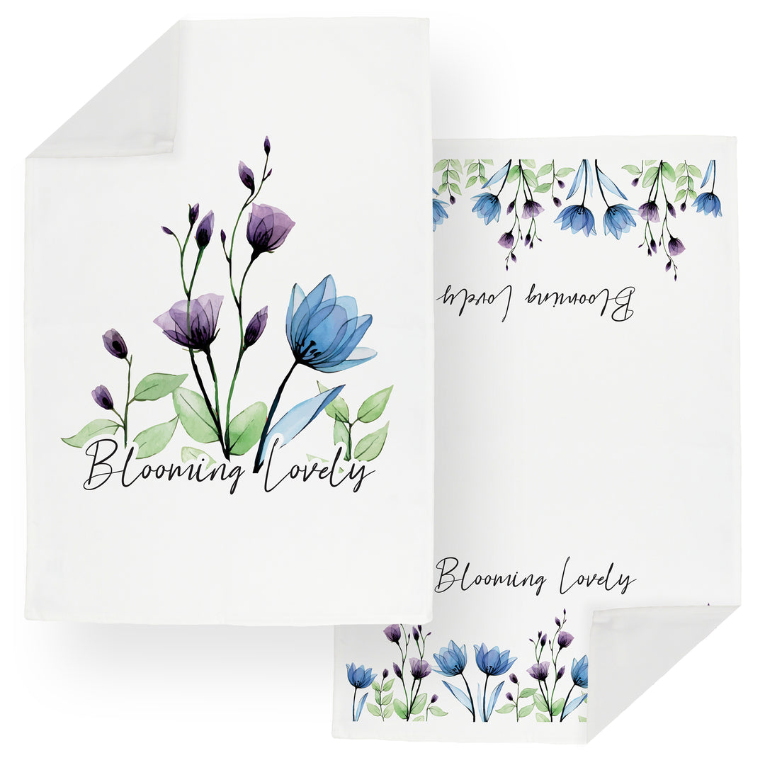 Purely Home Blooming Lovely Tea Towels