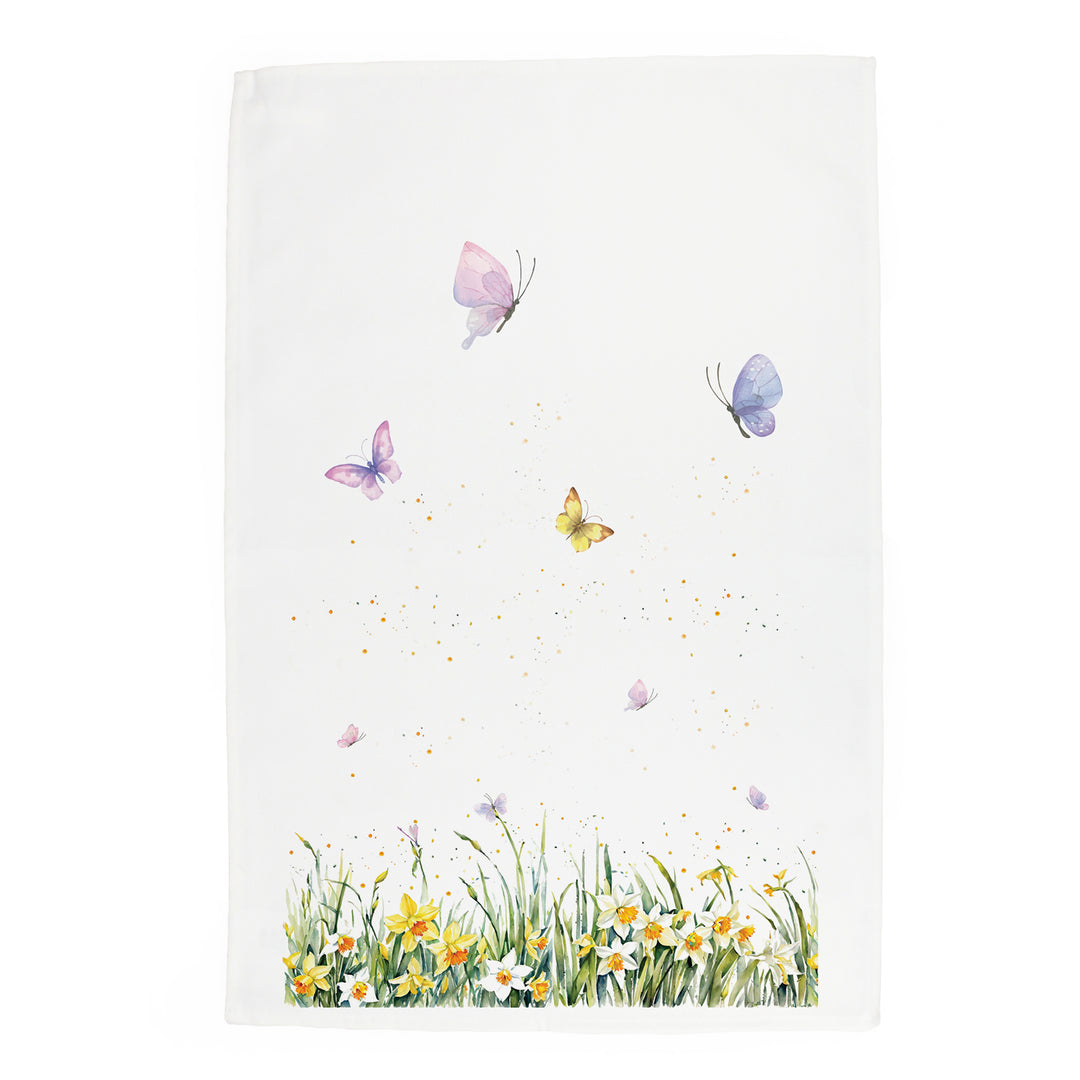 Purely Home Spring Daffodils Tea Towels