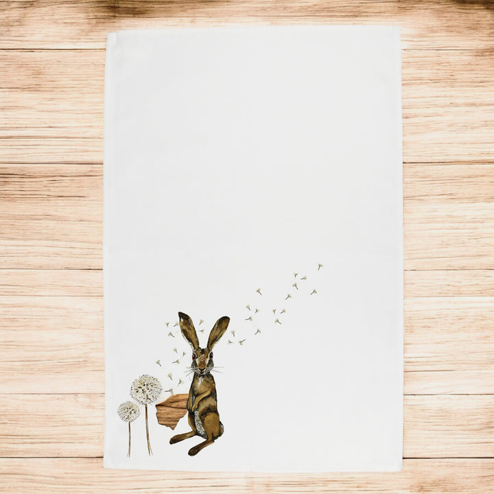 Purely Home Hare & Dandelions Tea Towels
