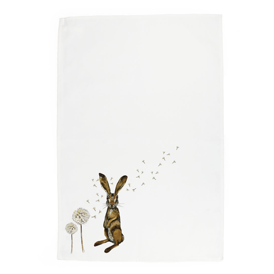Purely Home Hare & Dandelions Tea Towels