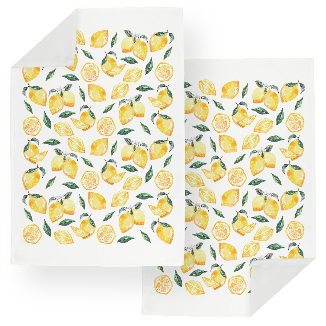 Purely Home Lemons Tea Towels
