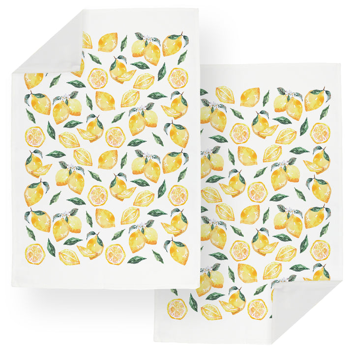 Purely Home Lemons Tea Towels