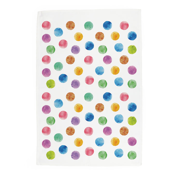 Purely Home Multicoloured Polka Dots Tea Towel