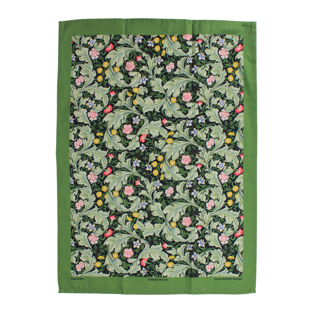 Le Chateau William Morris Leicester Green Tea Towel