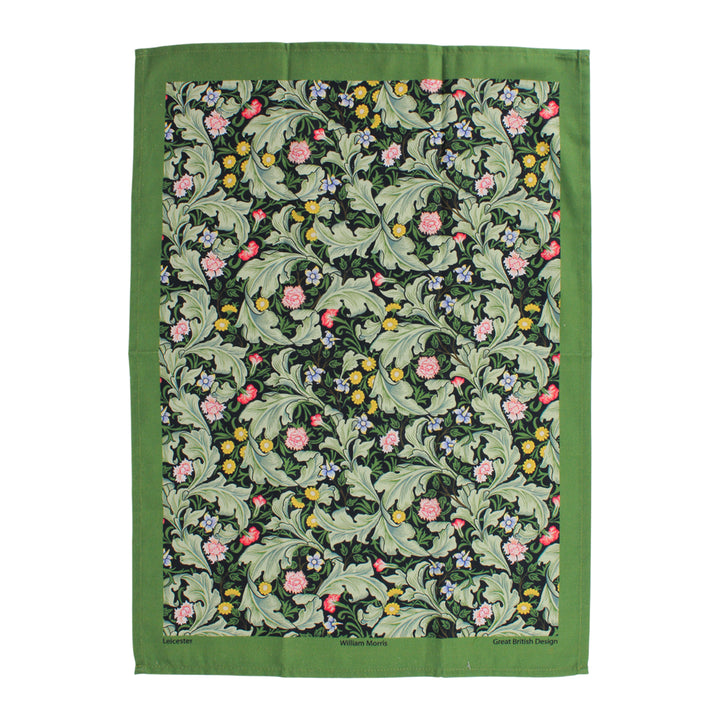 Le Chateau William Morris Leicester Green Tea Towel