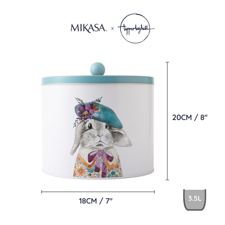 Mikasa x Tipperleyhill Biscuit Tin - Rabbit