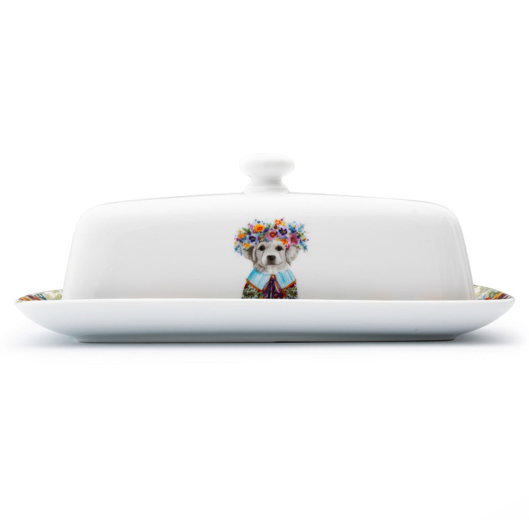 Mikasa x Tipperleyhill Butter Dish - Puppy
