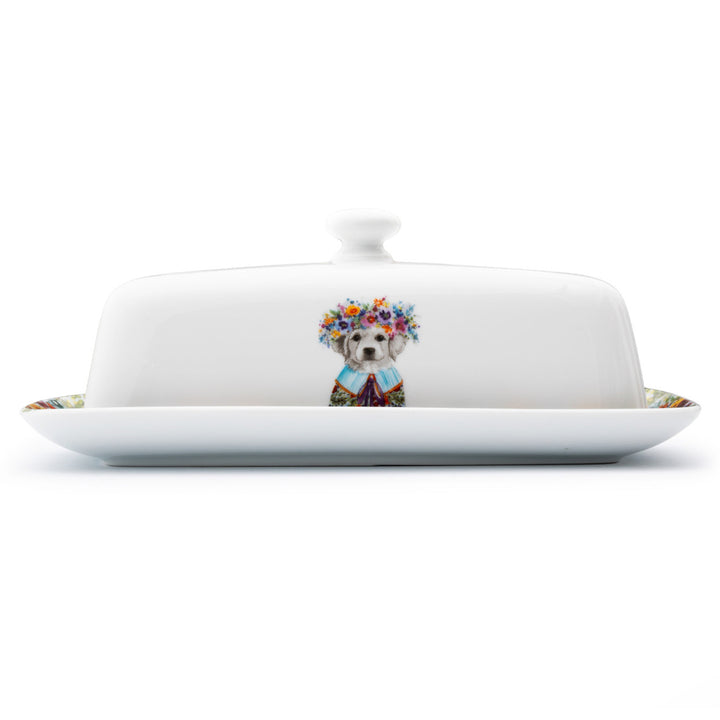 Mikasa x Tipperleyhill Butter Dish - Puppy