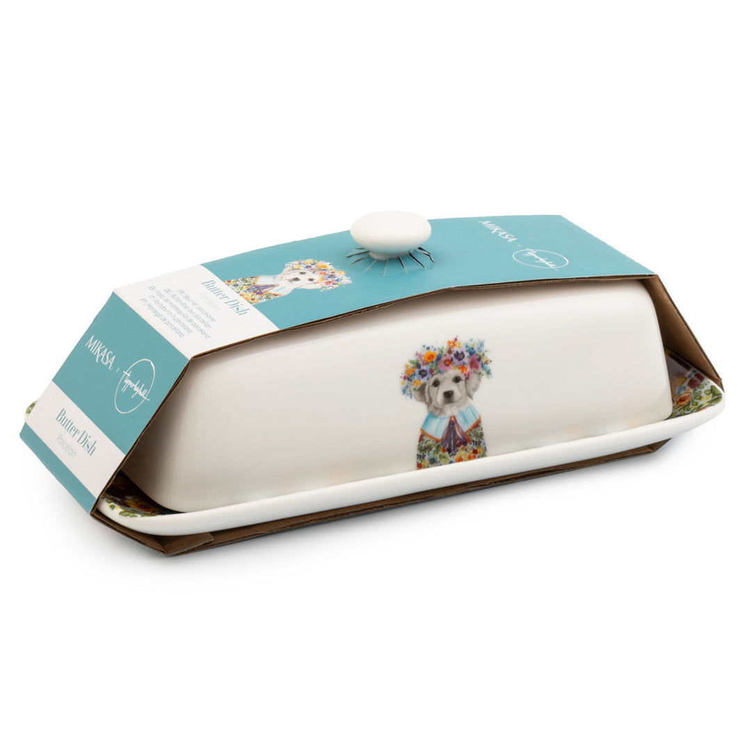 Mikasa x Tipperleyhill Butter Dish - Puppy