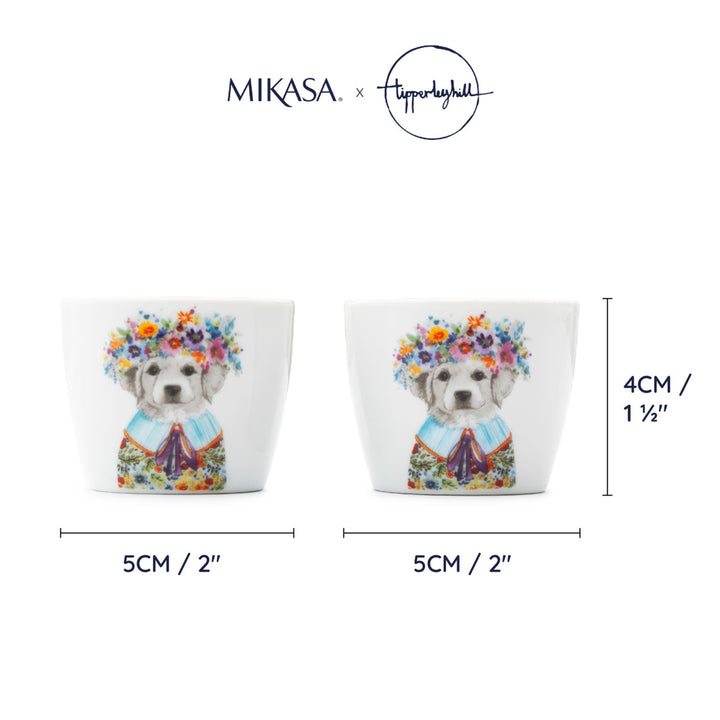 Mikasa x Tipperleyhill Puppy Egg Cups
