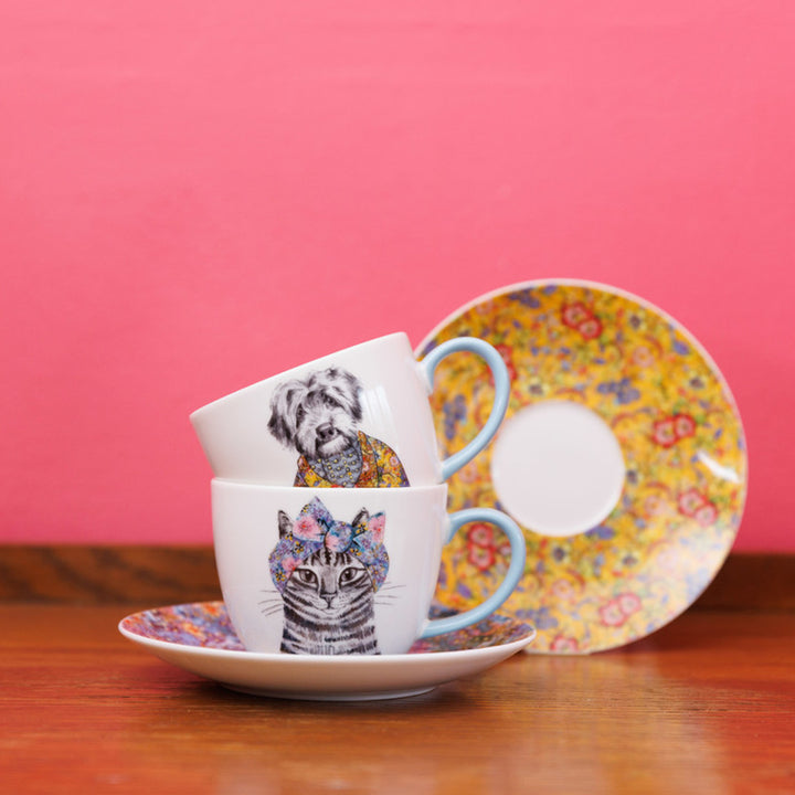 Mikasa x Tipperleyhill Teacups & Saucers - Set of 2