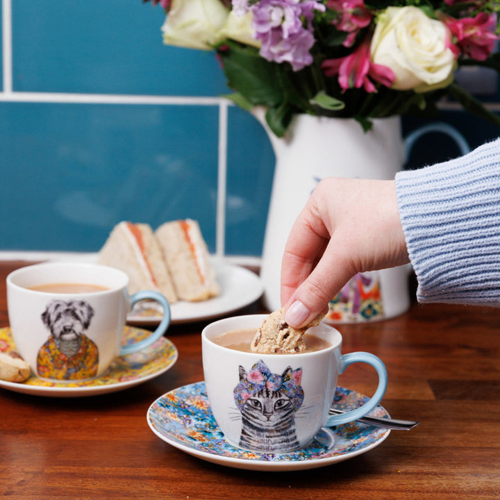 Mikasa x Tipperleyhill Teacups & Saucers - Set of 2