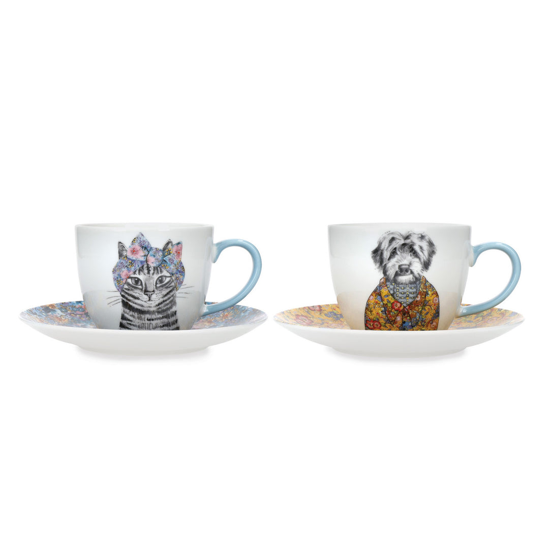 Mikasa x Tipperleyhill Teacups & Saucers - Set of 2