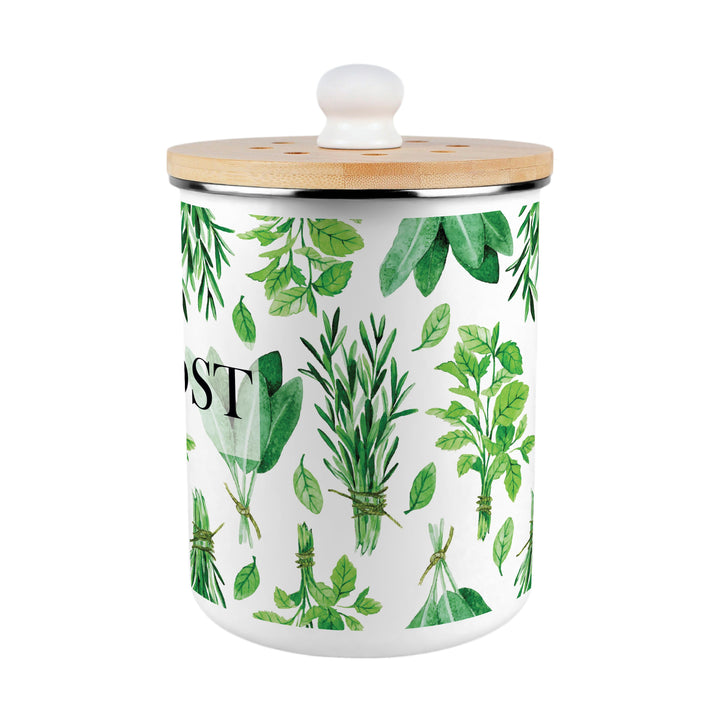 Purely Home Kitchen Herbs Toller Compost Caddy