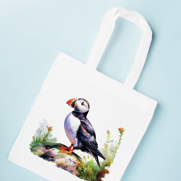 Purely Home Seaside Puffin Tote Bag