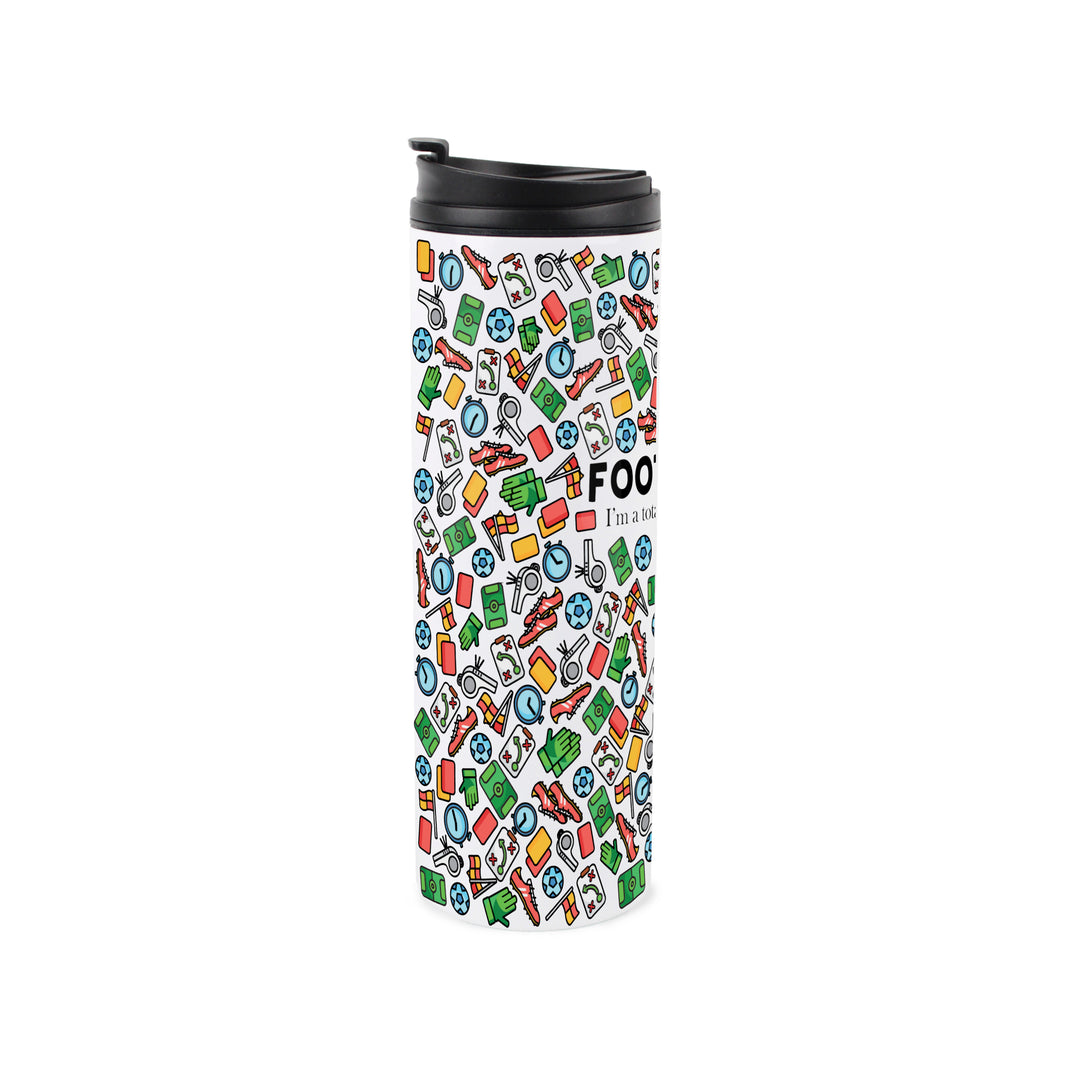 Purely Home Football Travel Flask