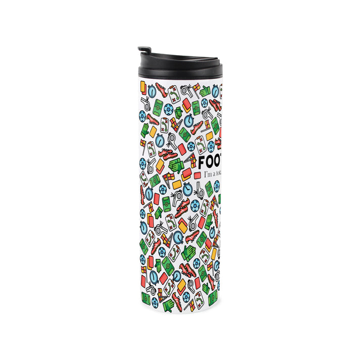 Purely Home Football Travel Flask