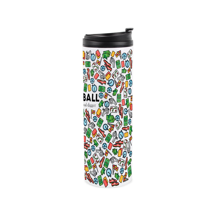 Purely Home Football Travel Flask