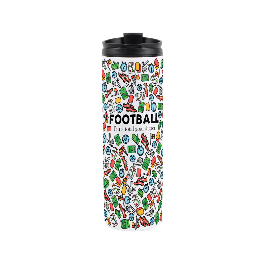 Purely Home Football Travel Flask
