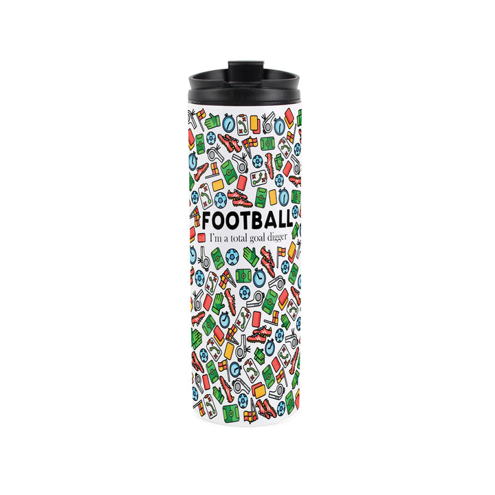 Purely Home Football Travel Flask