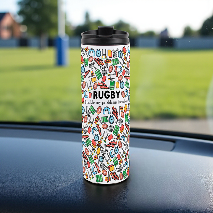 Purely Home Rugby Travel Flask