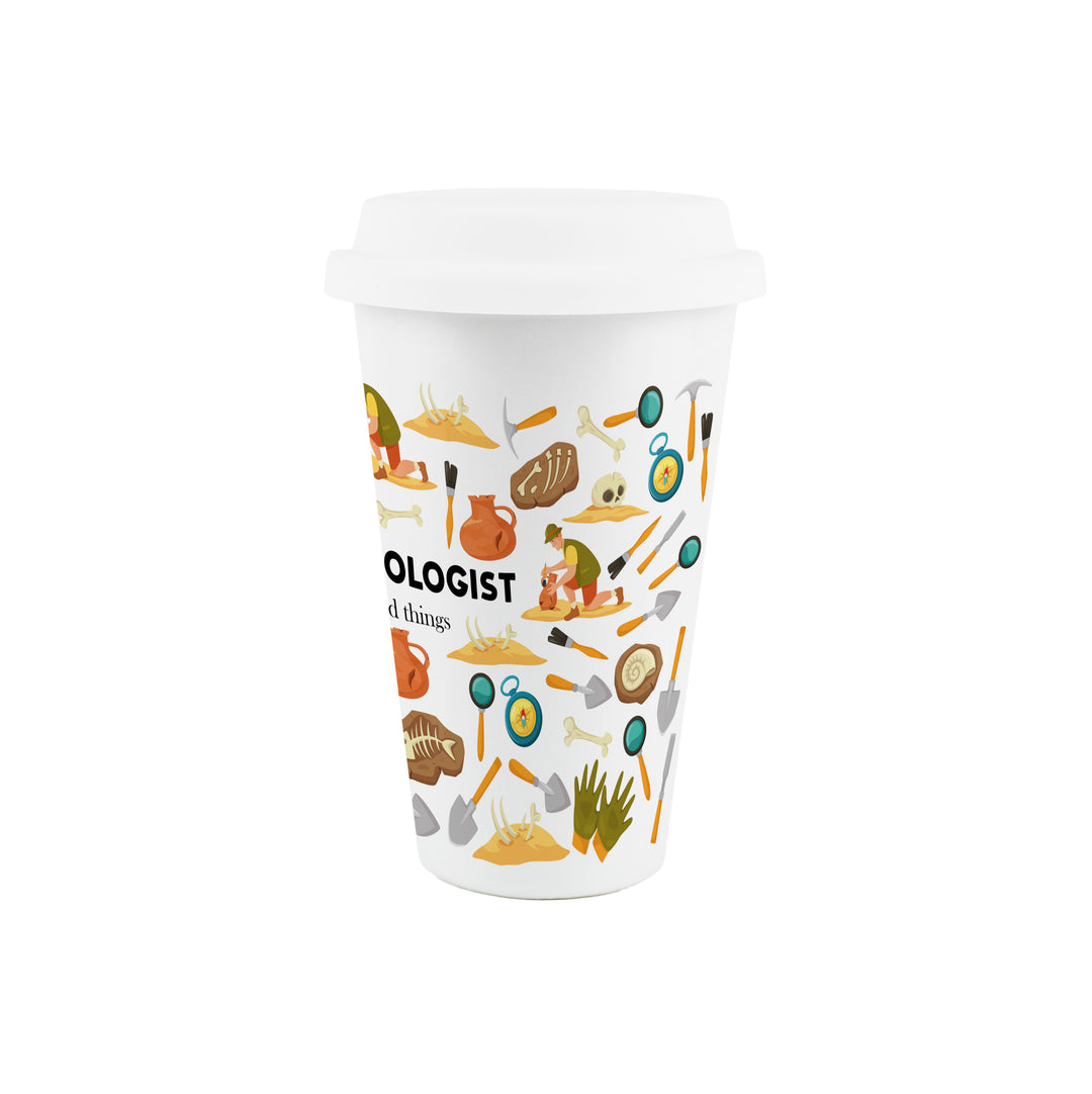 Purely Home Archaeologist Ceramic Travel Mug
