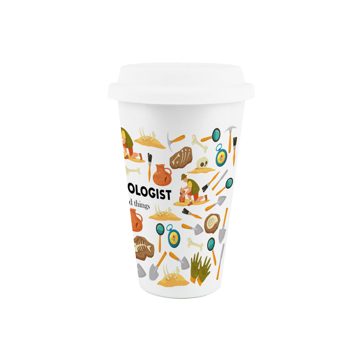 Purely Home Archaeologist Ceramic Travel Mug