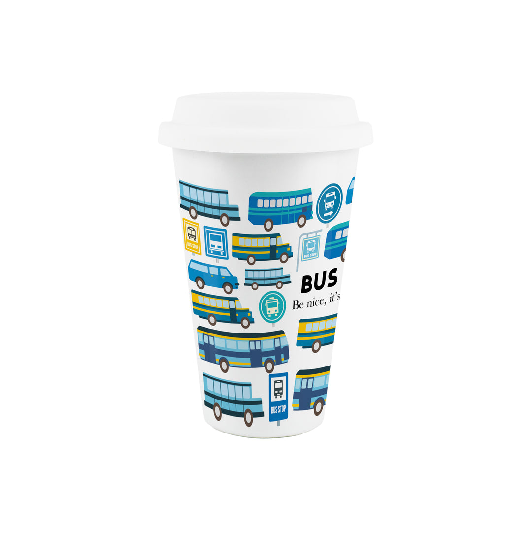 Purely Home Bus Driver Ceramic Travel Mug