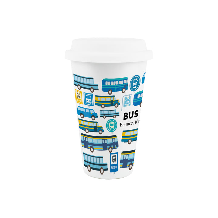 Purely Home Bus Driver Ceramic Travel Mug