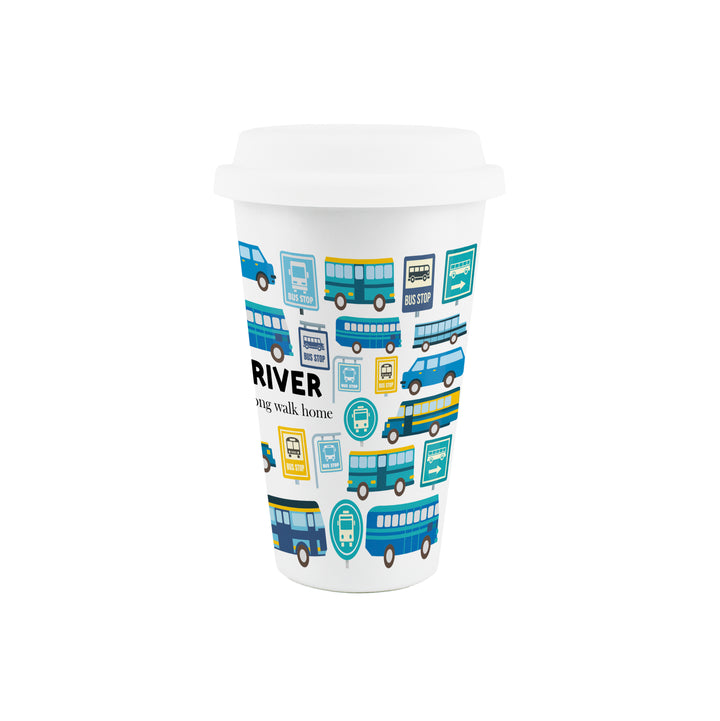 Purely Home Bus Driver Ceramic Travel Mug