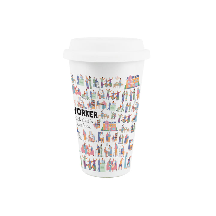 Purely Home Care Worker Ceramic Travel Mug