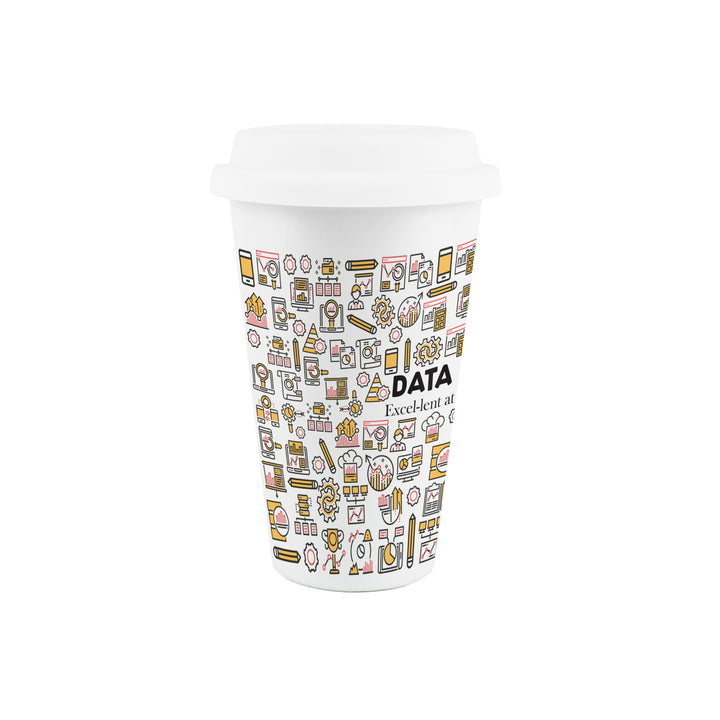 Purely Home Data Analyst Ceramic Travel Mug