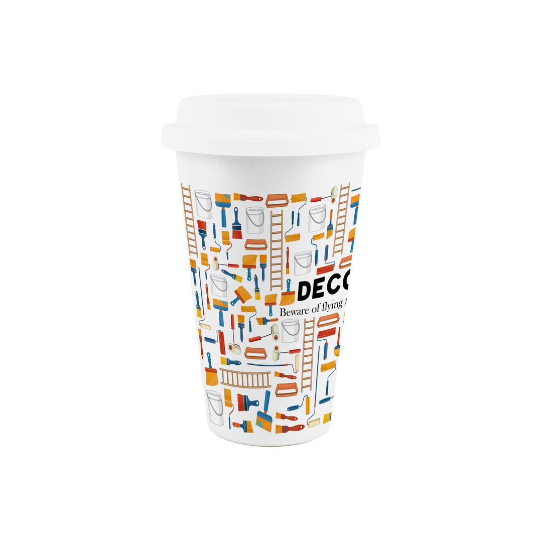 Purely Home Decorator Ceramic Travel Mug