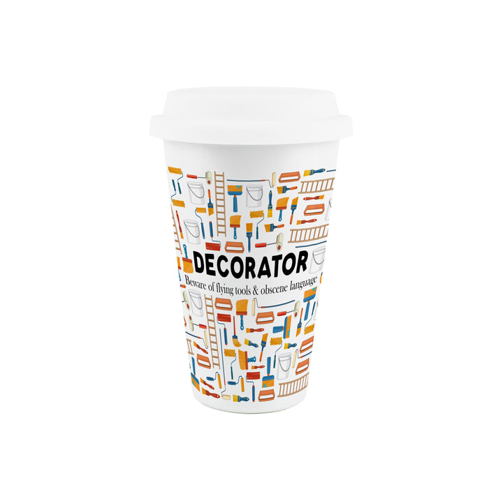 Purely Home Decorator Ceramic Travel Mug