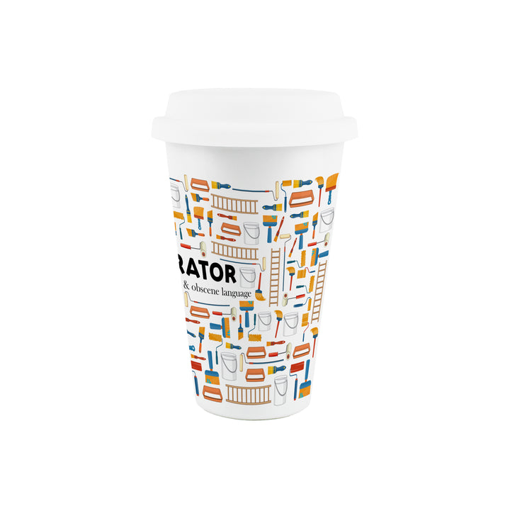 Purely Home Decorator Ceramic Travel Mug