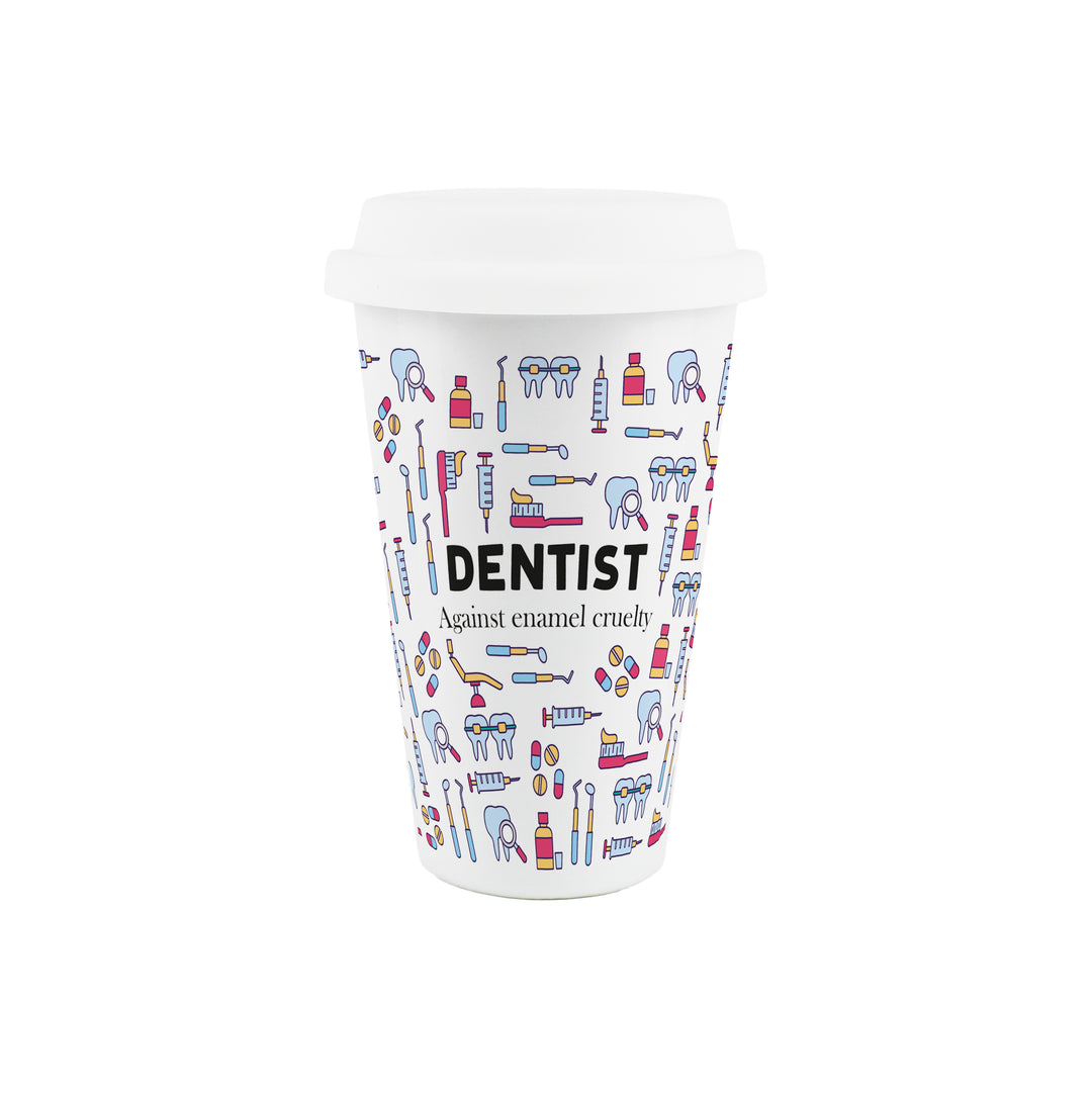 Purely Home Dentist Ceramic Travel Mug