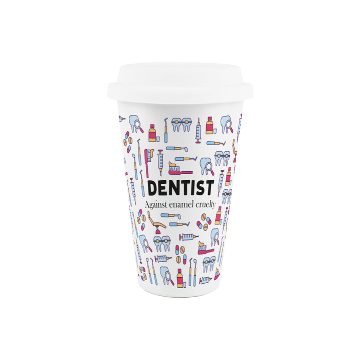 Purely Home Dentist Ceramic Travel Mug