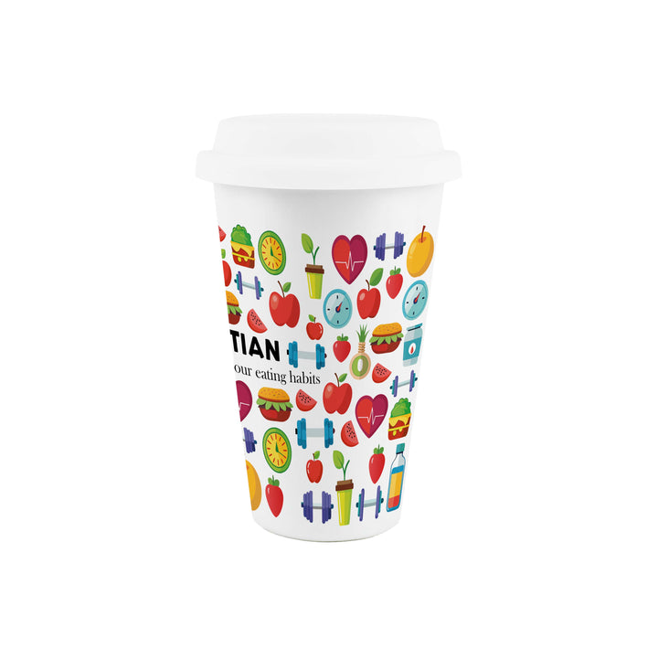 Purely Home Dietitian Ceramic Travel Mug