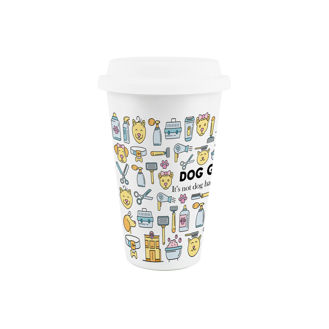 Purely Home Dog Groomer Ceramic Travel Mug