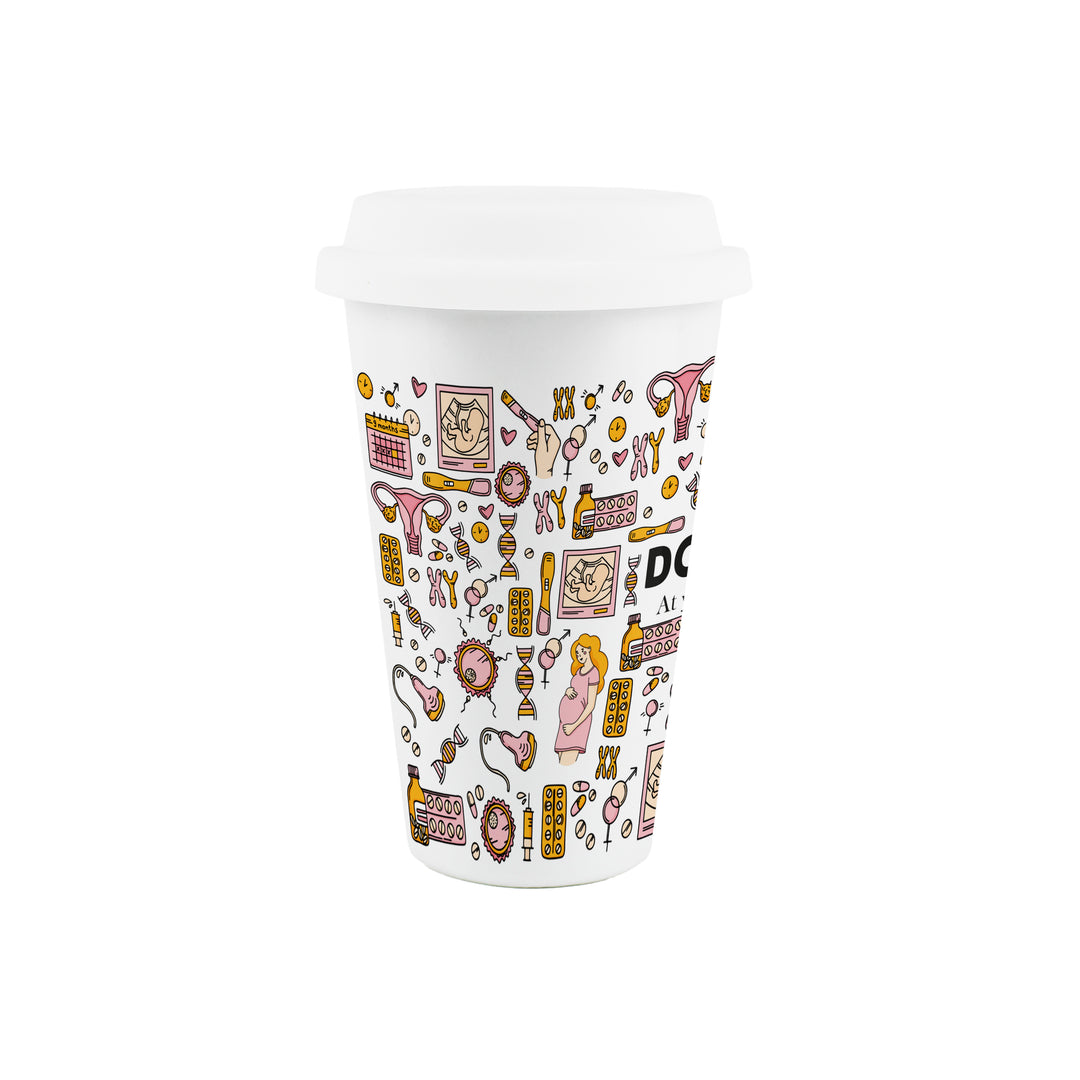 Purely Home Doula Ceramic Travel Mug